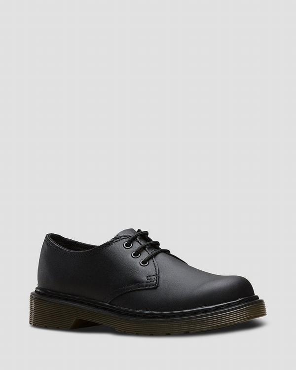 Dr Martens Dětské Polobotky Junior 1461 Softy T Černé, CZ-543260